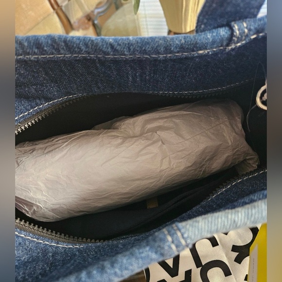 Marc Jacobs Small Tote Bag in Denim Multi, New - Picture 10 of 16